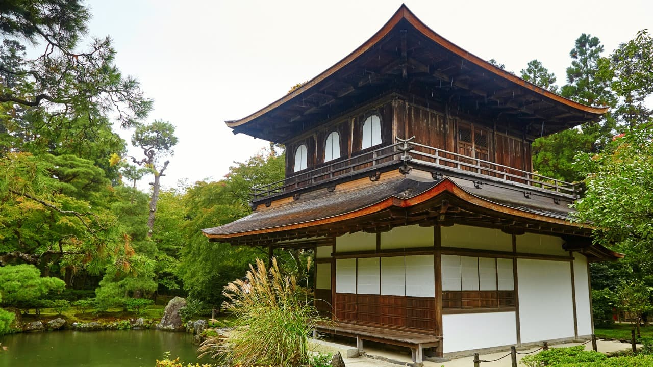 「銀閣寺 庭図」木版刷り 1枚|和本 古典籍 古地図 銀閣寺 銀閣寺 庭図」木版刷り 1枚|和本 古典籍 古地図 銀閣寺 版画